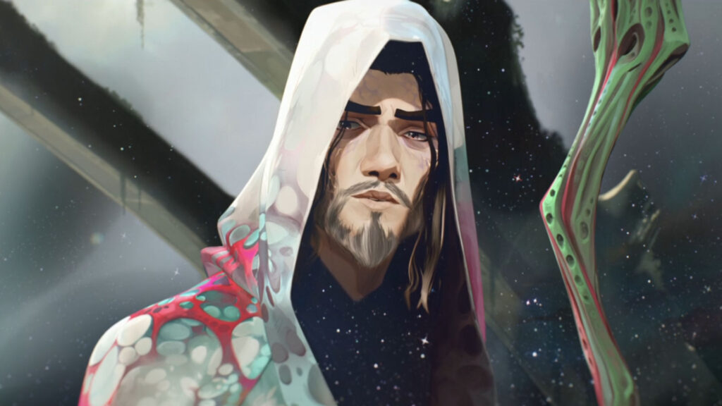 Viktor as the mage who saved Jayce's mother in Arcane.