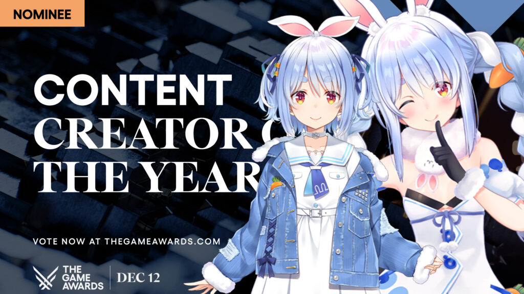 Who is Usada Pekora, Content Creator nominee at Game Awards 2024?