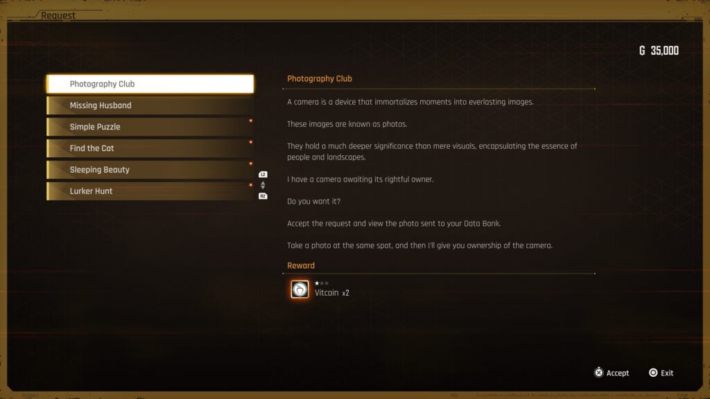 Stellar Blade Photography Club quest details