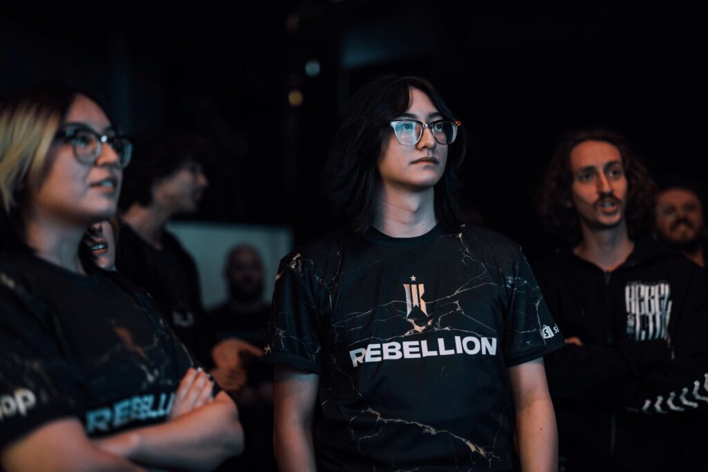 florescent of Shopify Rebellion is seen back stage at the 2024 VALORANT Game Changers Championship Knockouts stage in Berlin, Germany on November 09, 2024.