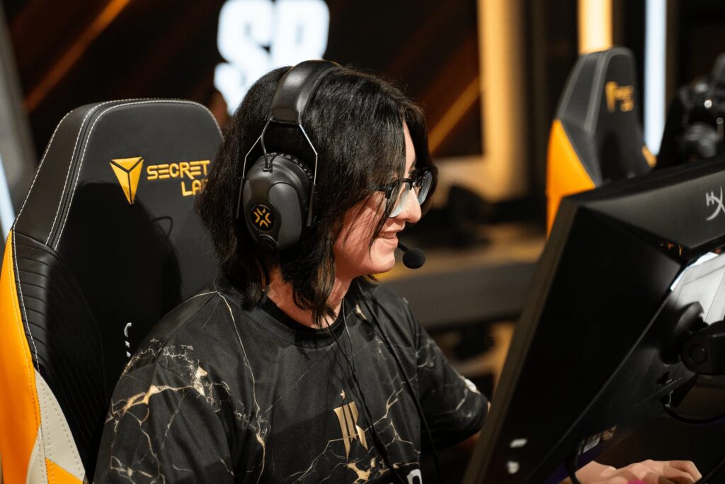 florescent of Shopify Rebellion compete onstage at the 2024 VALORANT Game Changers Championship Knockouts stage in Berlin, Germany on November 13, 2024.