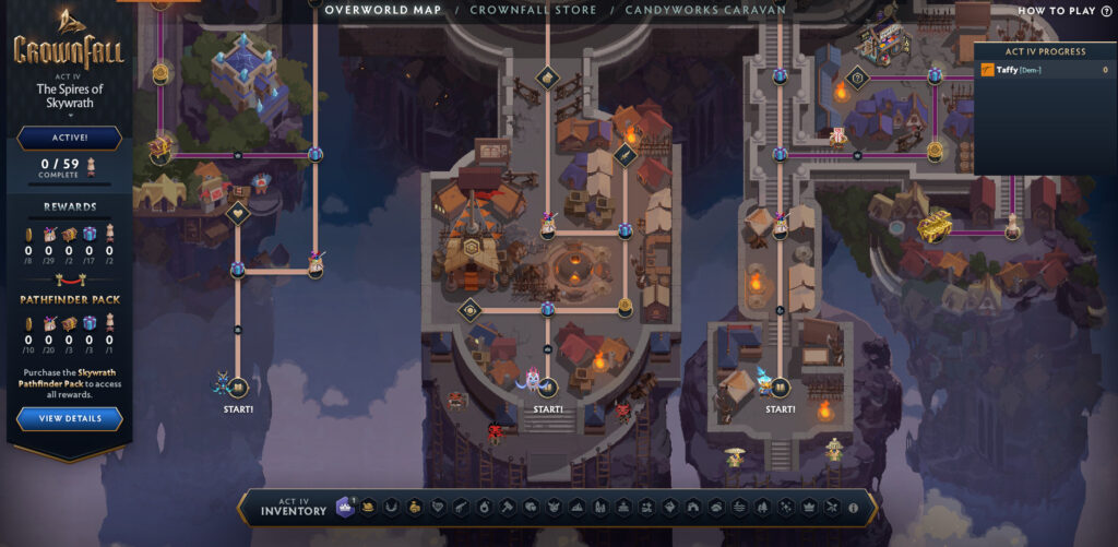 The Crownfall Act IV map in Dota 2.