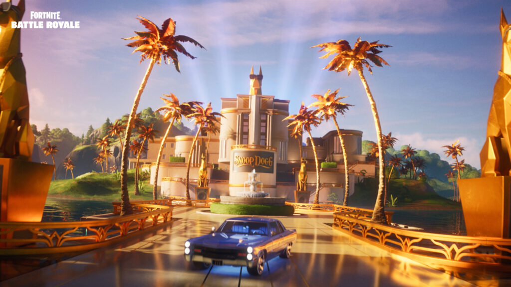 The Doggpound has replaced The Agency on the Fortnite Chapter 2 Remix map