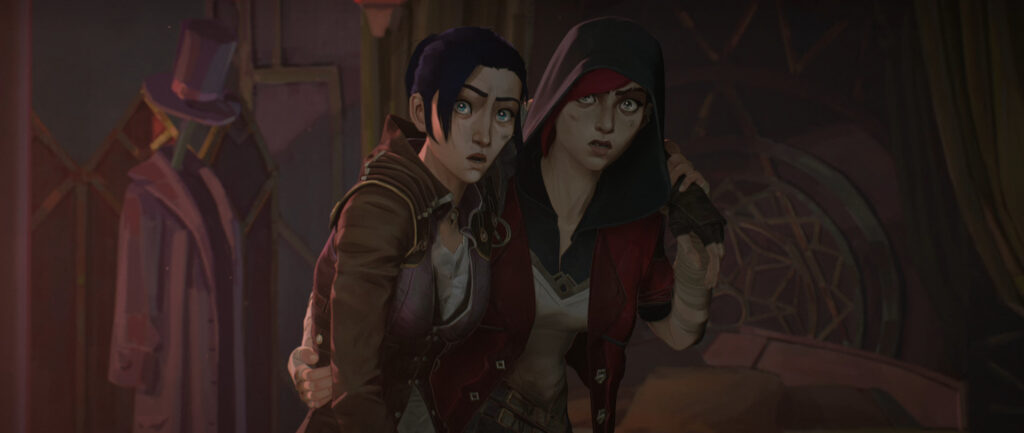 Vi and Caitlyn in Arcane Season 1 (Image via Netflix)
