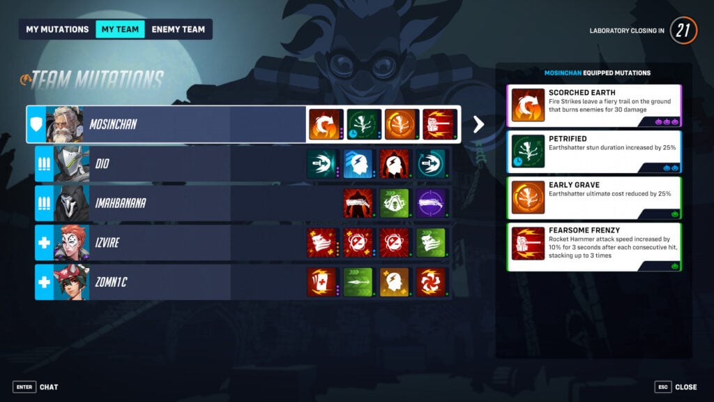 Reinhardt mutations screenshot