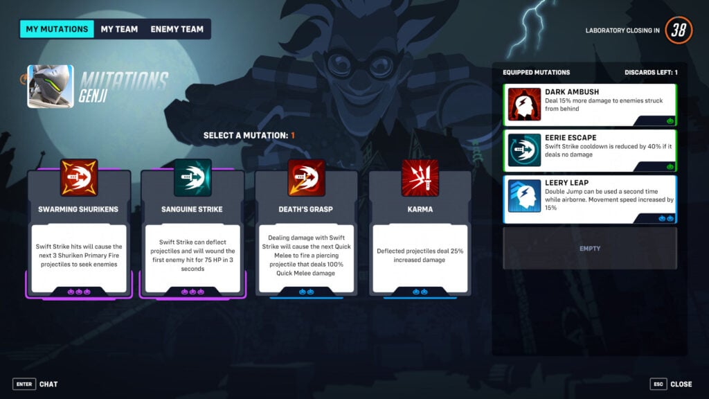 Genji mutations in Junkenstein's Laboratory