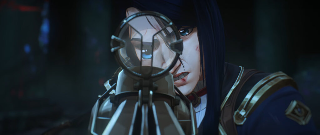 Caitlyn in Arcane Season 2 (Image via Netflix)