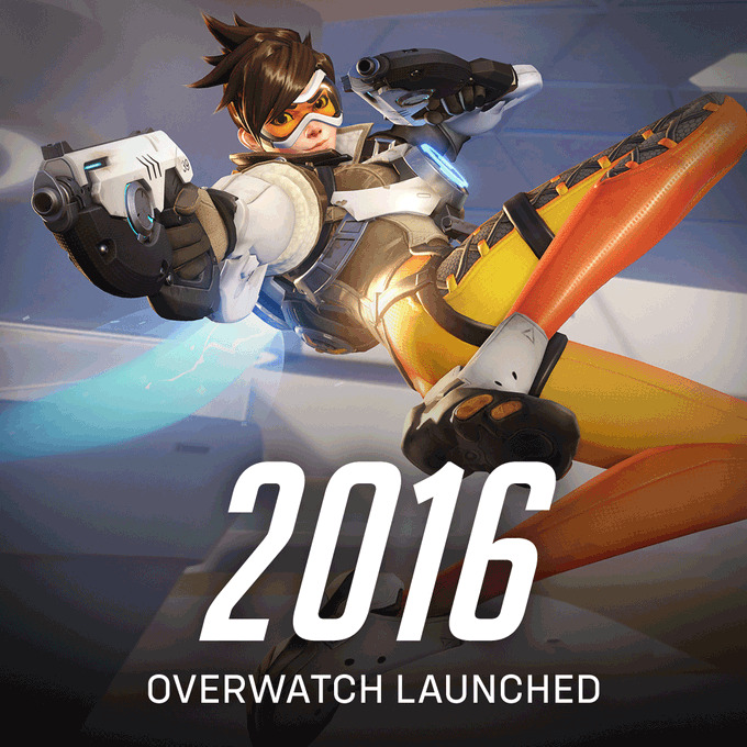 Overwatch launched in 2016