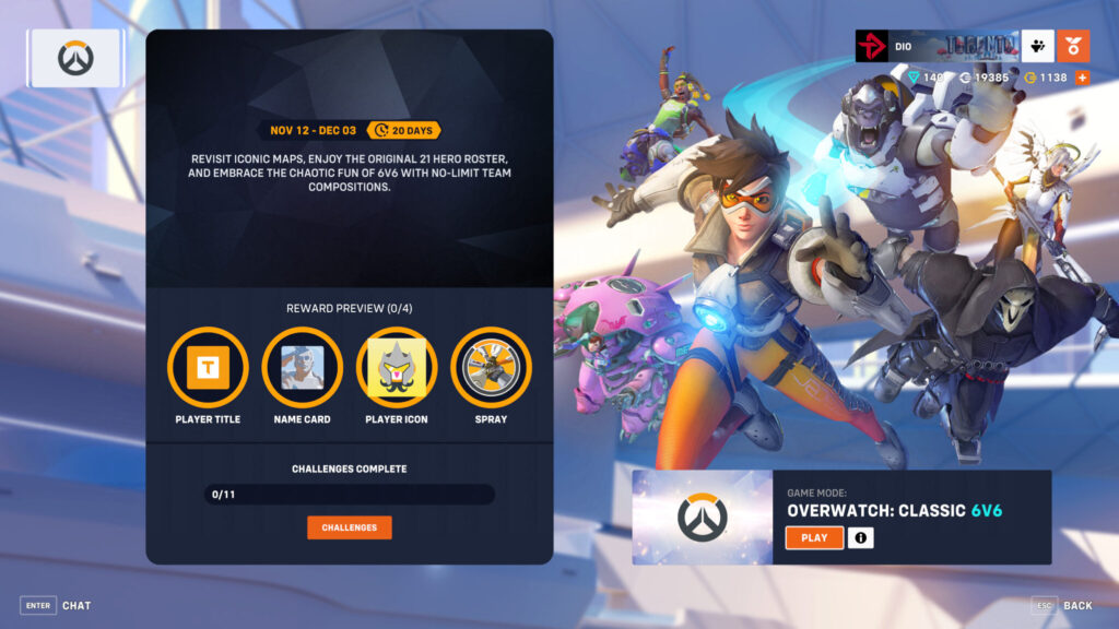 Overwatch Classic mode