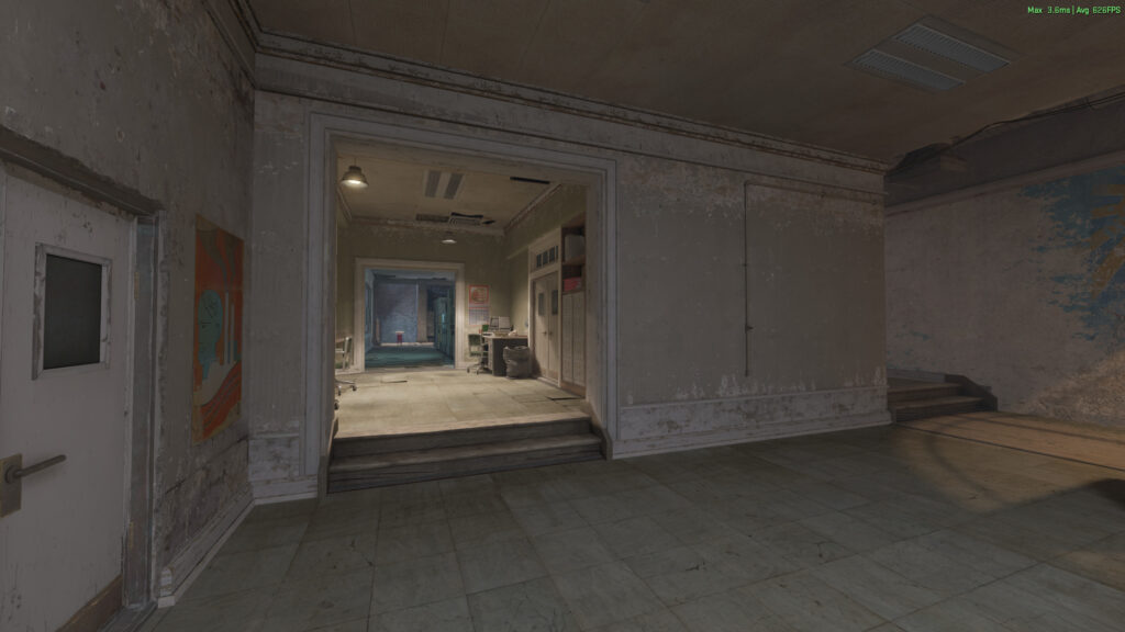 A screenshot of the map Train in CS2.