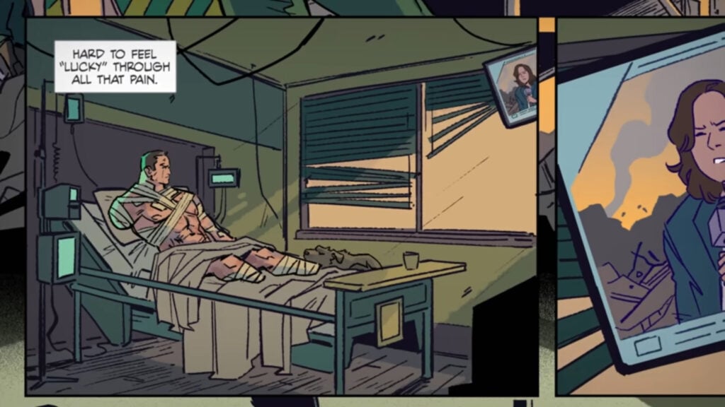 He lost both of his legs and an arm