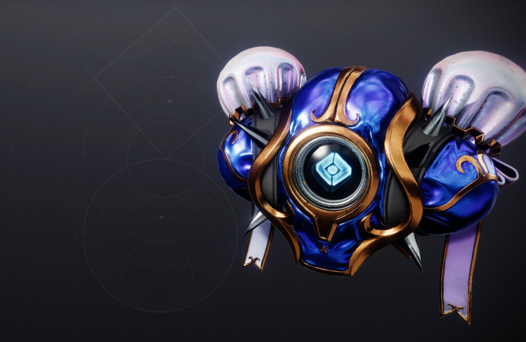 A screenshot of a Street Fighter Ghost Shell in Destiny 2.