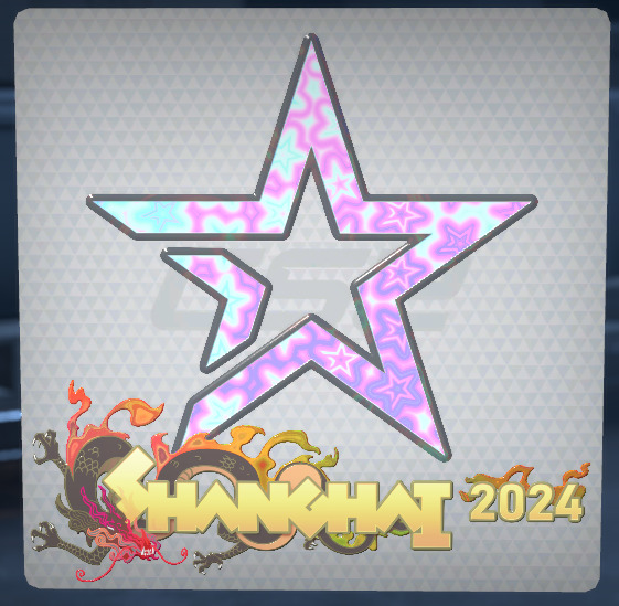 A screenshot of a sticker or collection of stickers from the Perfect World CS2 Shanghai Major.