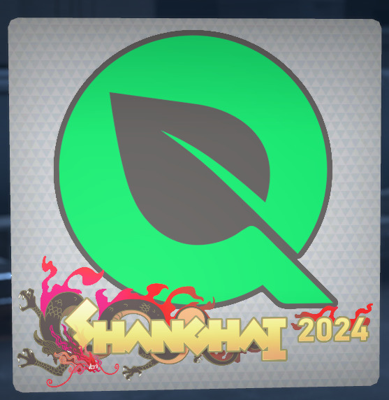 A screenshot of a sticker or collection of stickers from the Perfect World CS2 Shanghai Major.