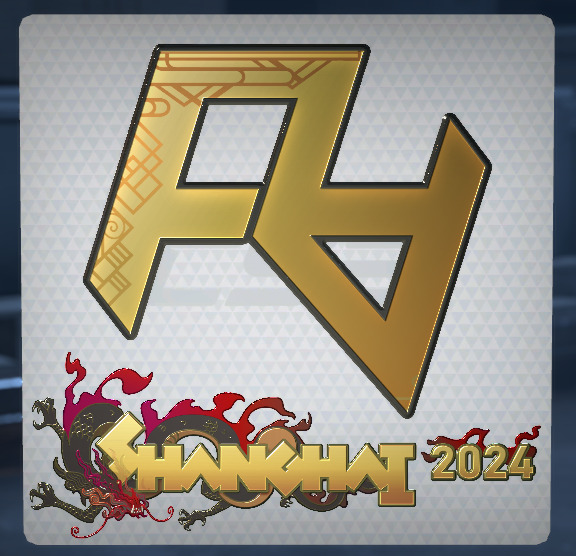 A screenshot of a sticker or collection of stickers from the Perfect World CS2 Shanghai Major.