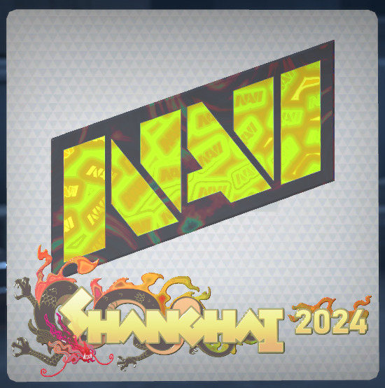 A screenshot of a sticker or collection of stickers from the Perfect World CS2 Shanghai Major.