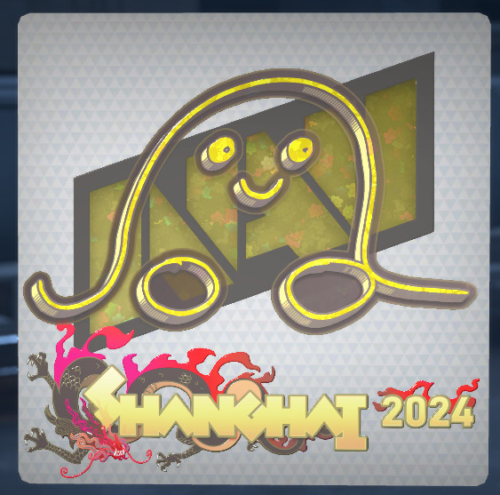 A screenshot of a sticker or collection of stickers from the Perfect World CS2 Shanghai Major.