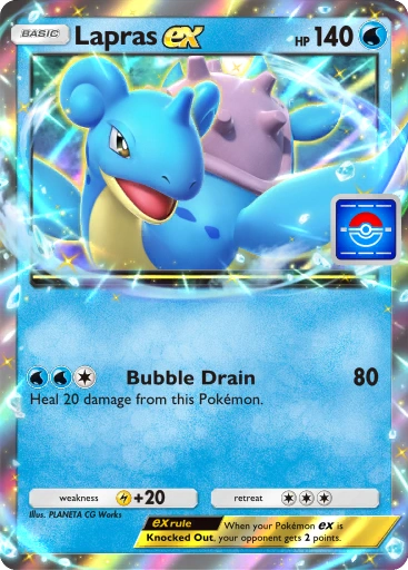 Lapras EX Pokémon Pocket TCG