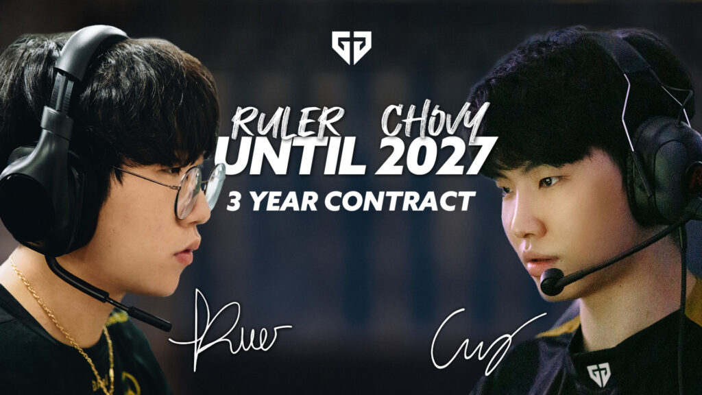 Chovy and Ruler sign three-year contract with Gen.G
