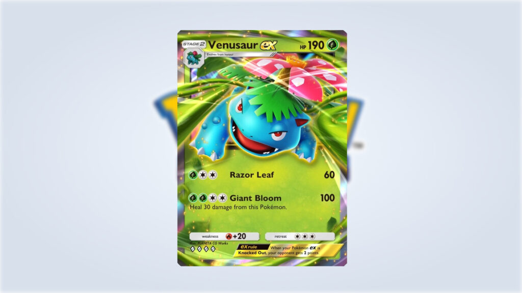 Best Venusaur EX deck build in Pokémon TCG Pocket
