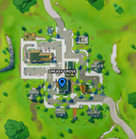 Greasy Grove on the map