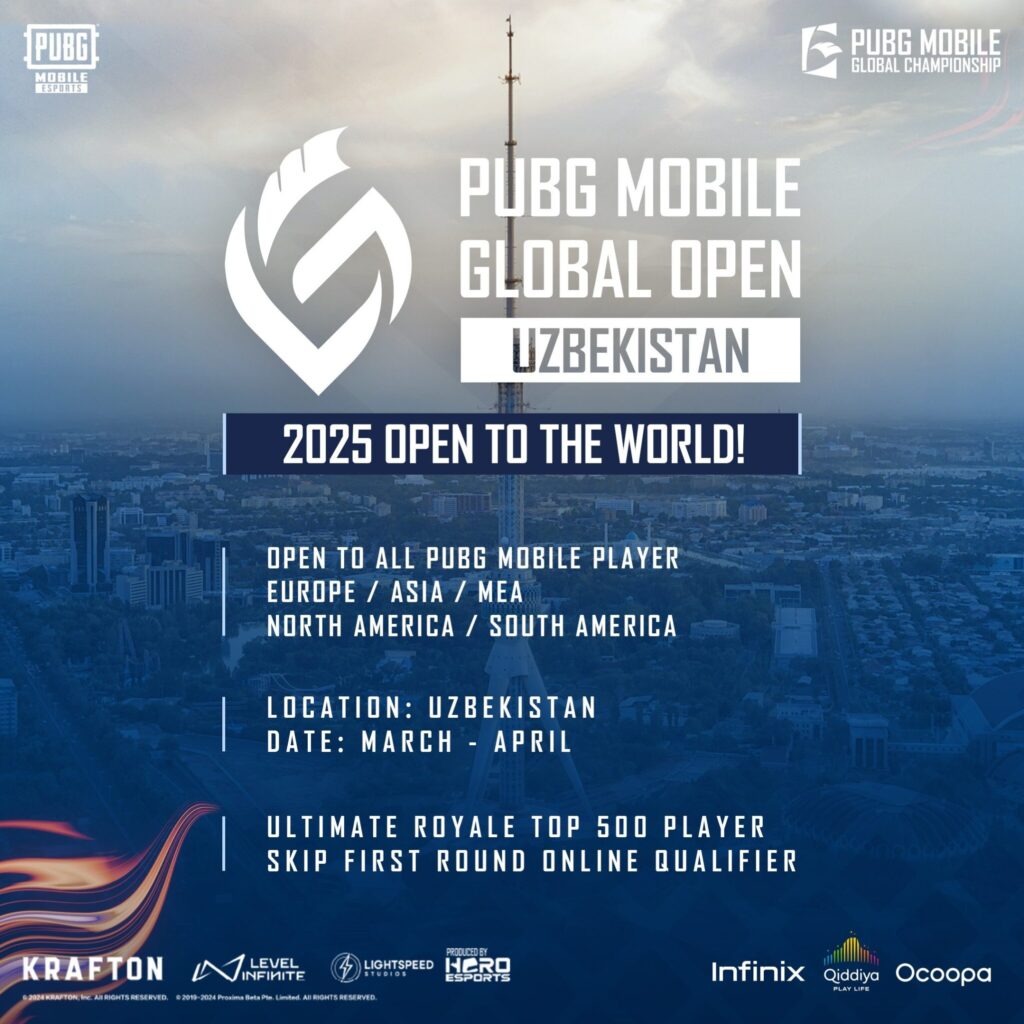 2025 PMGO to be held in Uzbekistan, March-April 2025.