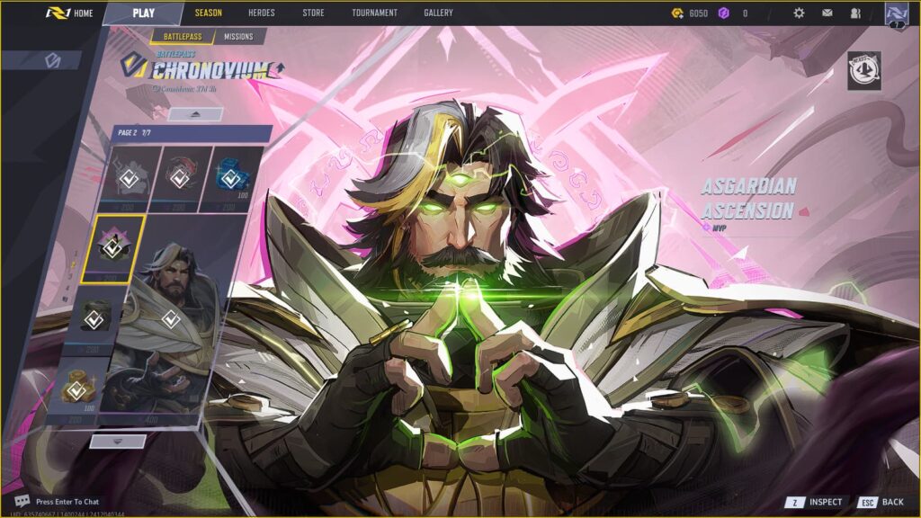 Asgardian Ascension Doctor Strange MVP Animation in the Marvel Rivals Season 0 Battlepass.