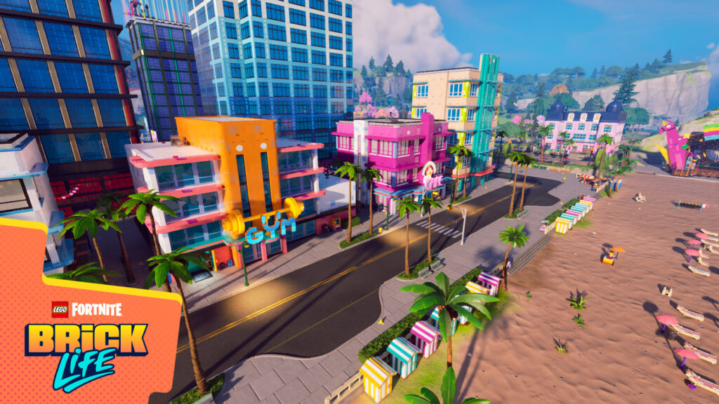 Fortnite Brick Life city landscape