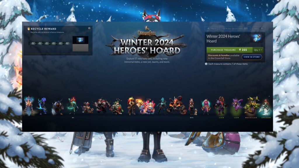 Dota 2 Frostivus: Winter 2024 Heroes’ Hoard brings 17 new Hero sets