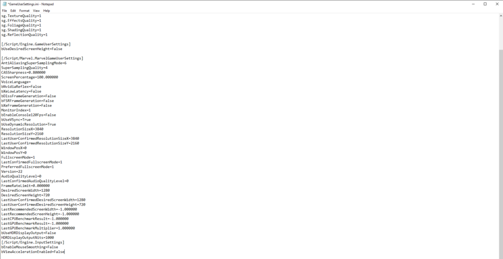 How to disable mouse acceleration in Marvel Rivals via the game's user settings on Windows.