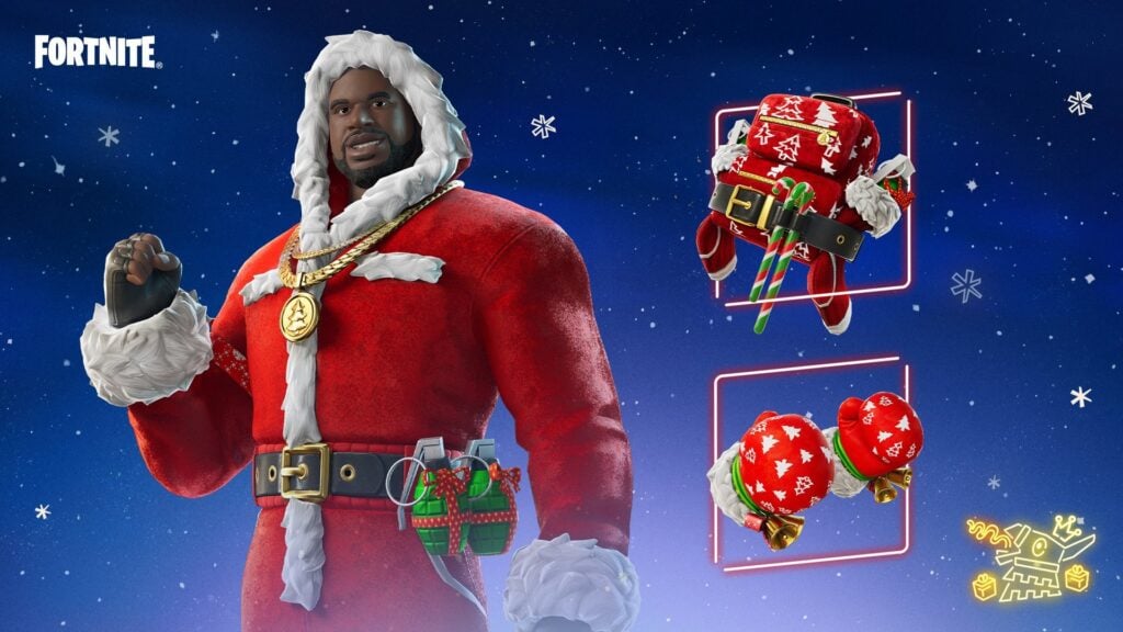 Shaq comes to Fortnite… but as Santa???