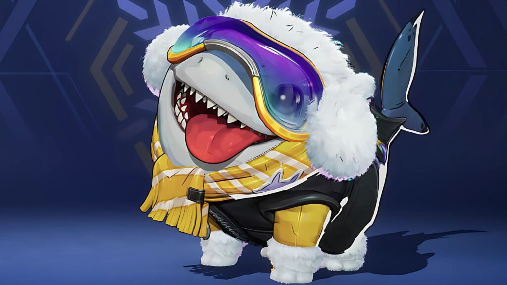 How to get the free Cuddly Fuzzlefin skin for Jeff the Land Shark in Marvel Rivals