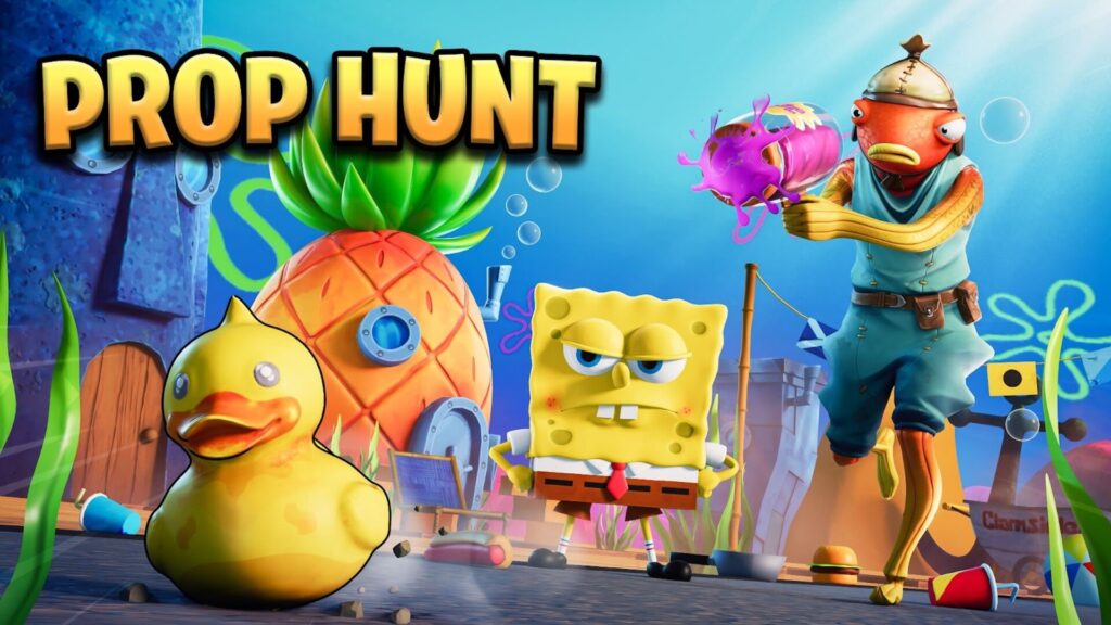 Fortnite x SpongeBob Prop Hunt