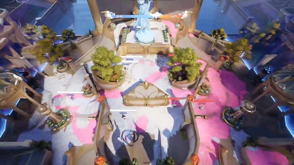 Jeff's Winter Splash Festival mode in Marvel Rivals.