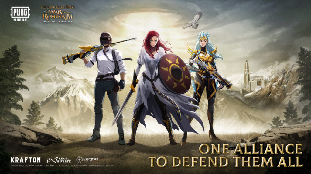 PUBG MOBILE launches collaboration with The Lord of the Rings: The War of the Rohirrim