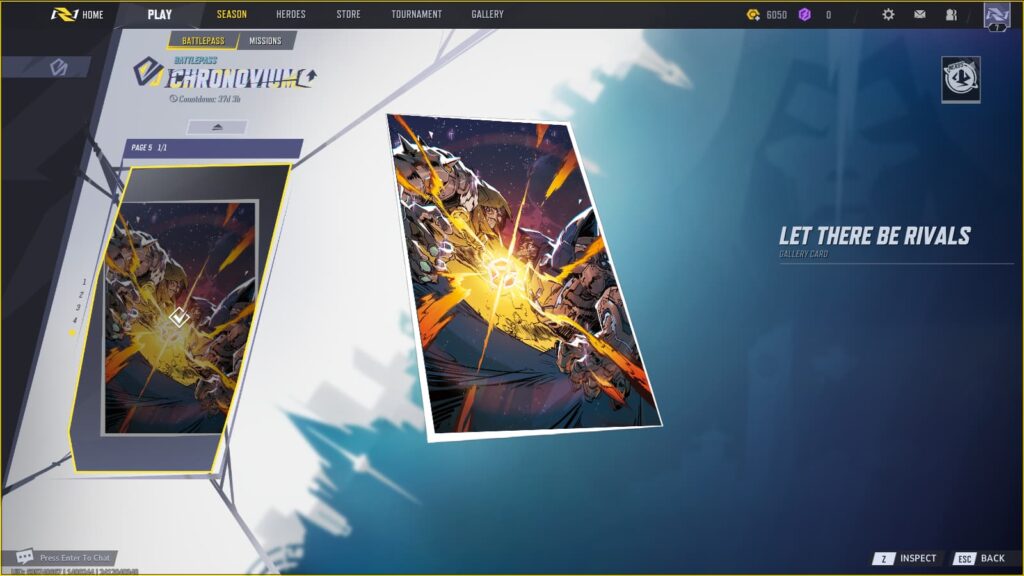 Let There Be Rivals Gallery Card