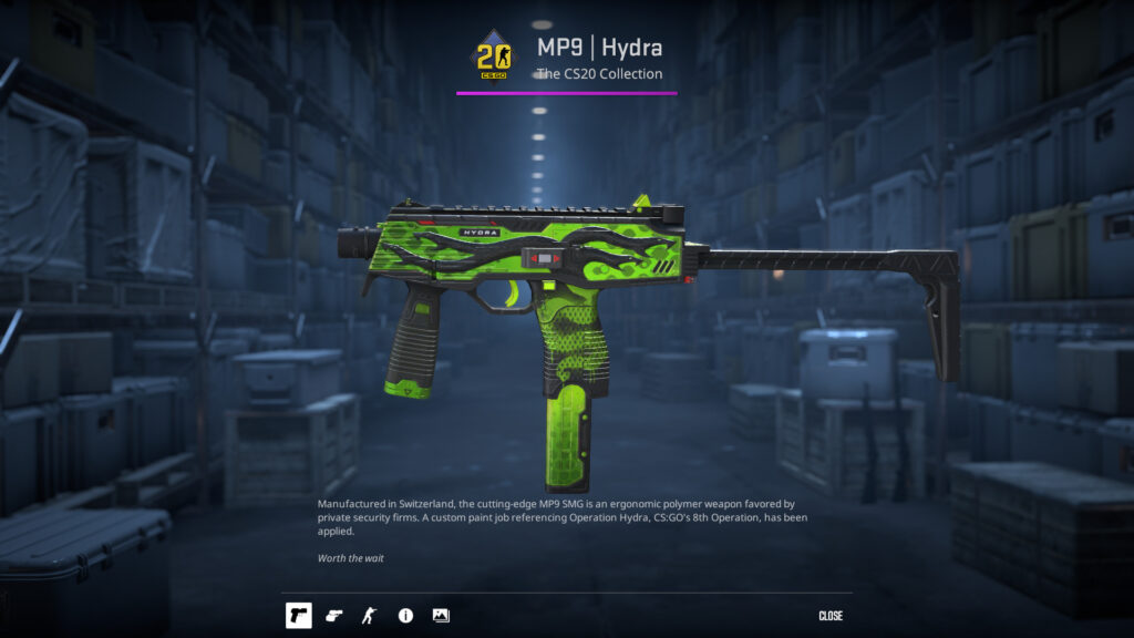 Christmas CS2 Skin - MP9 Hydra