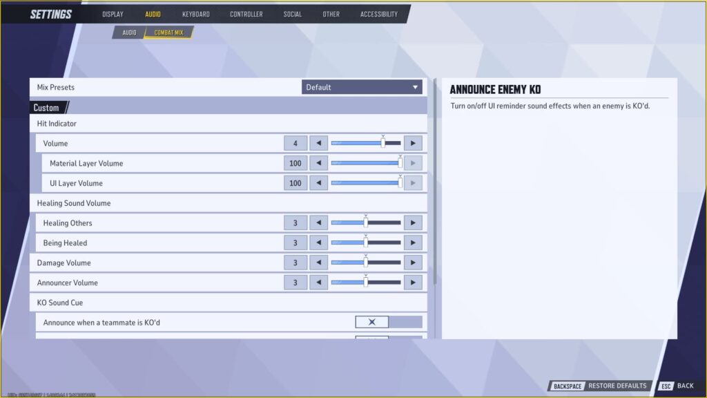 Best audio settings for Marvel Rivals