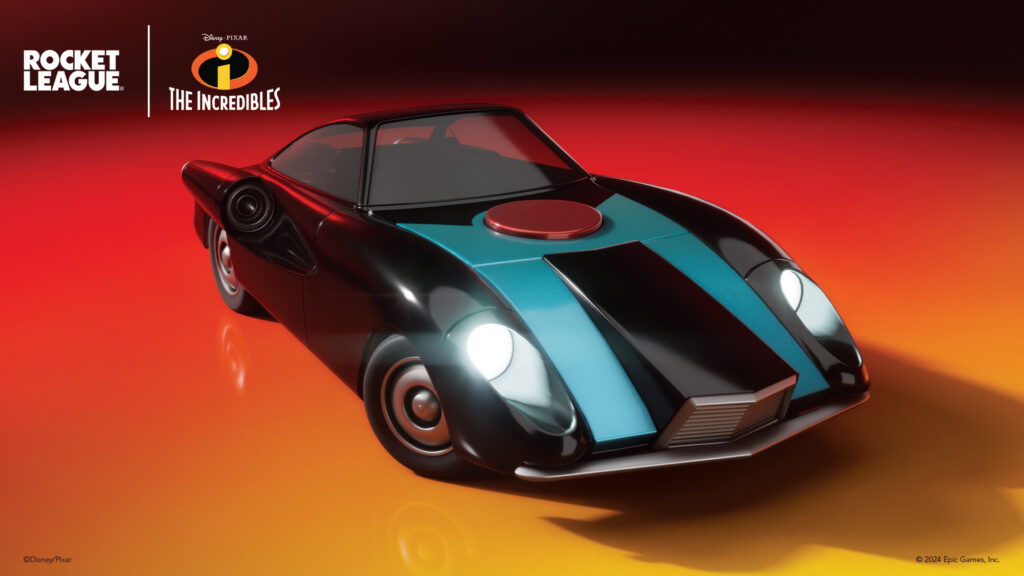 It’s a poster for the Rocket League collaboration car Disney and Pixar’s Incredibles