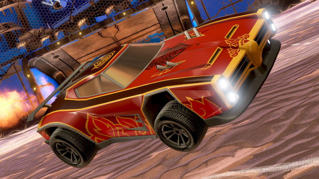 It’s a poster for the Rocket League collaboration Decal Zuko Dominus Decal - Avatar: The Last Airbender
