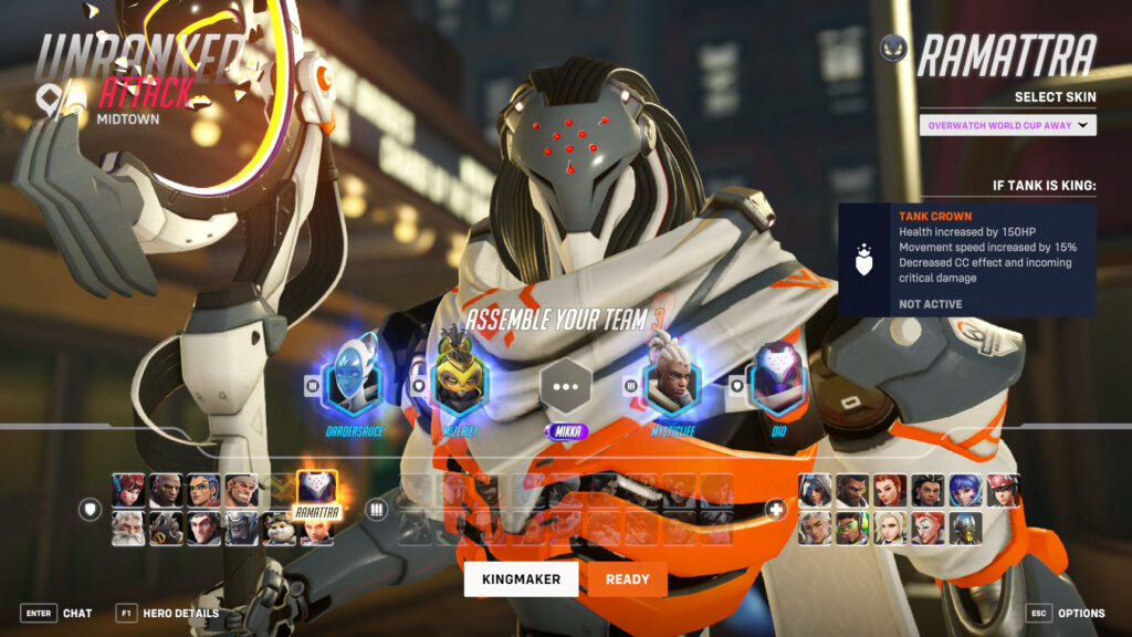 Overwatch 2 Kingmaker patch notes