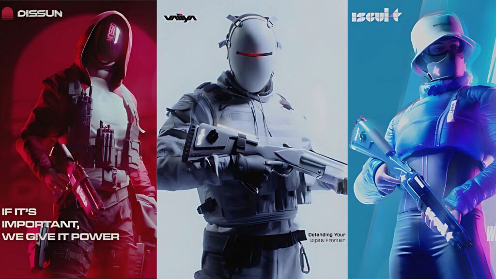 The three new sponsor tracks for The Finals Season 5.