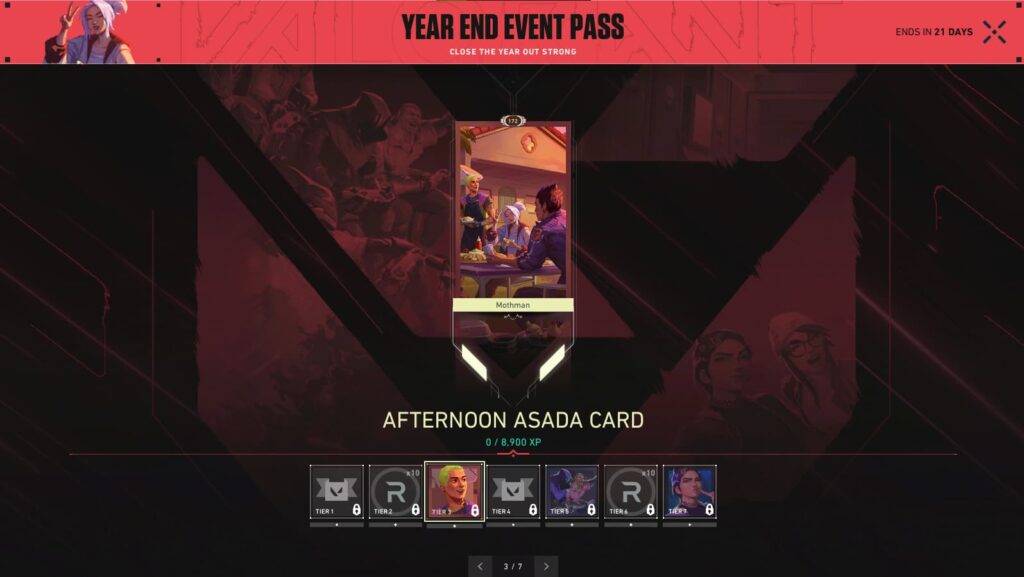 Afternoon asada card 