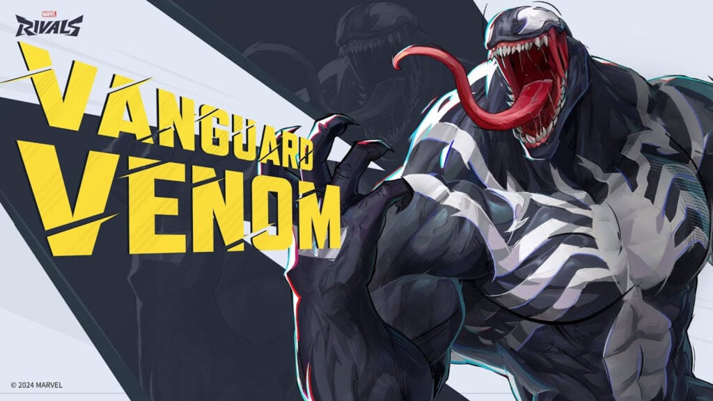 Official image of how the character Venom is depicted in Marvel Rivals.