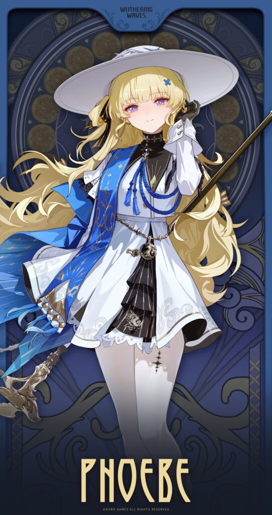 It’s an art poster for Phoebe, a new character in the game Wuthering Waves Version 2.0