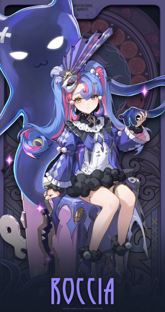 It’s an art poster for Roccia, a new character in the game Wuthering Waves Version 2.0