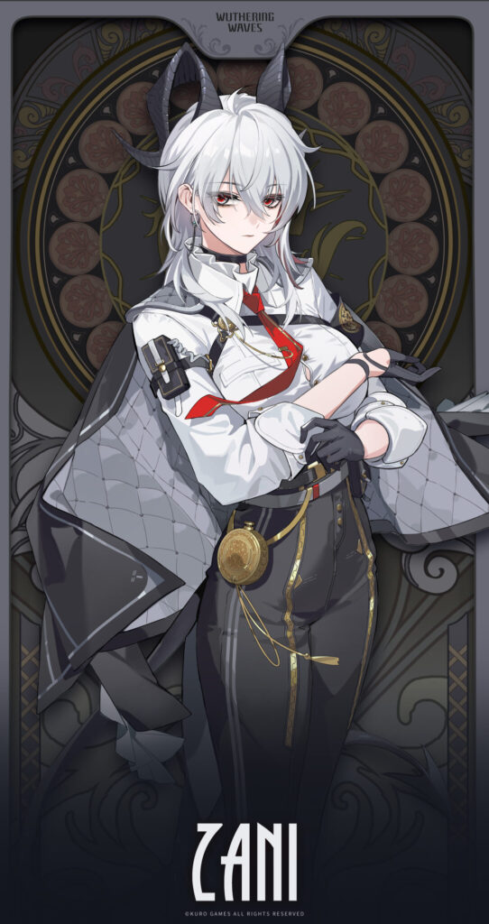 It’s an art poster for Zani, a new character in the game Wuthering Waves Version 2.0