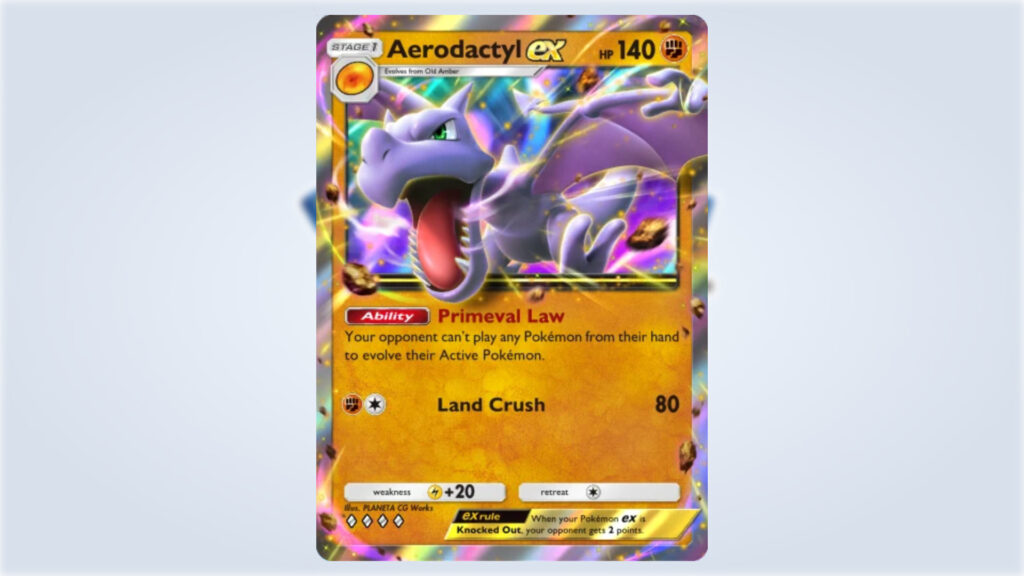 Best Aerodactyl EX deck build in Pokémon TCG Pocket