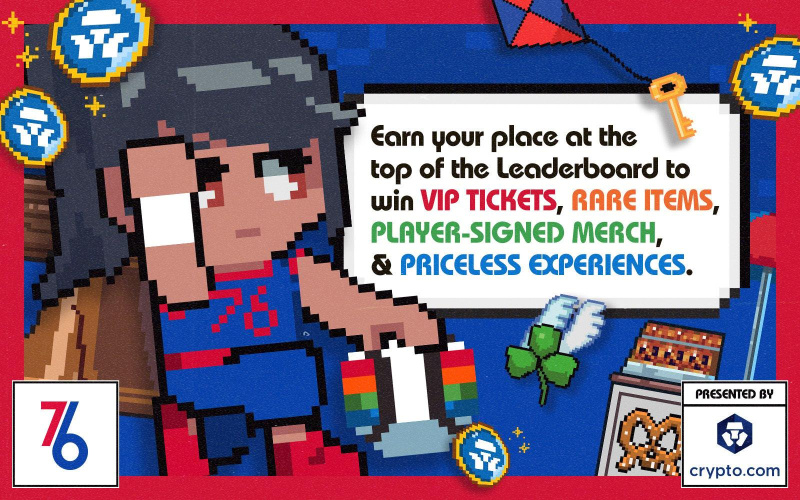 Philadelphia 76ers, Crypto.com partner to unveil ‘Spectrum Sprint,’ part of first-ever Web3 mobile video game series in NBA