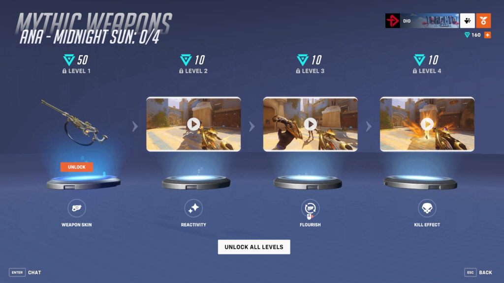 Ana mythic weapon skin